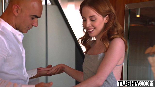 TUSHY Lottie Explores Her Anal Fantasies With An Older Man - Lottie Magne