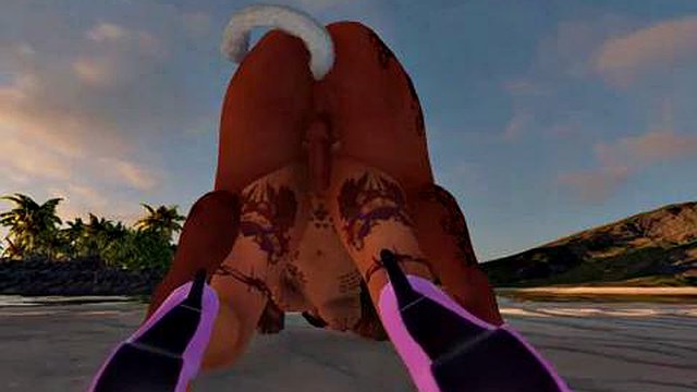 Beach Fun: Blowjob, Cowgirl & Big Tits Porn