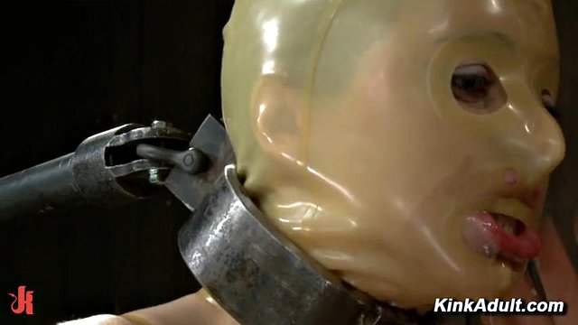 Extreme Latex Slut Inflated And Fucked