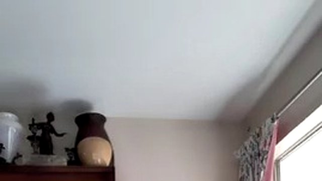 70 year old granny masturbates with a dildo that is too big