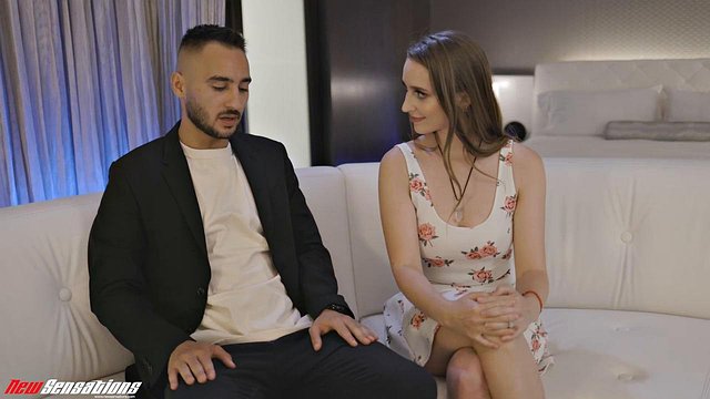 Laney Grey Takes Big Cock for Surprise Cumshot