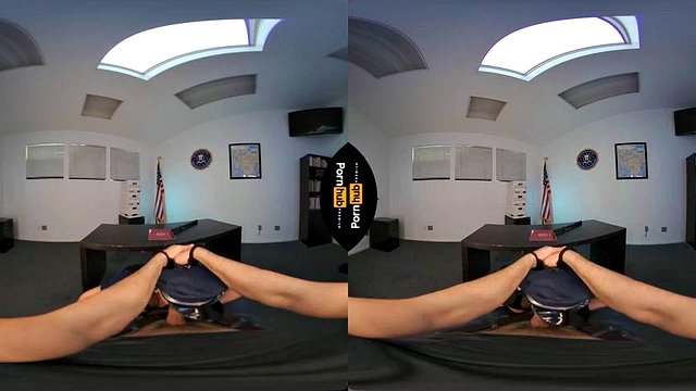 Angela White arrests you: Big Tits, Big Ass & Blonde VR Porn
