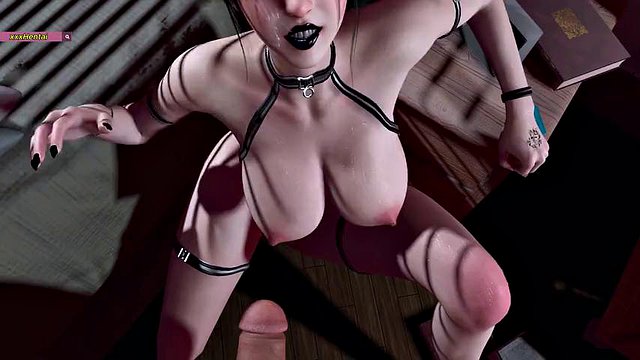 Beauty bigboobs deepthroat  - 3D Animation