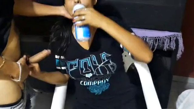 Young Slut Caught on the Street, Gets Her Ass Fucked Hard, I Covered Her Young Face with Milk