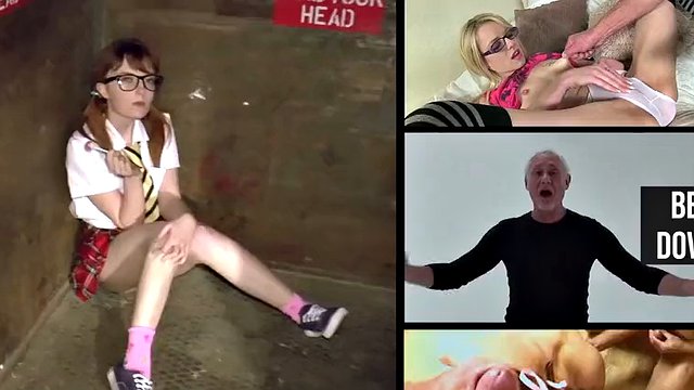 Saggy breasted teen and short haired amateurs foursome