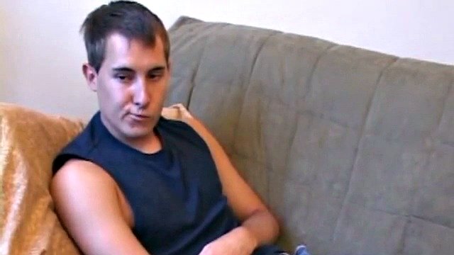 While he is watching porn videos, British punk Kiefer Fox works with a significant boner and continues to masturbate. Soon a hand off-camera starts working his ass with an anal probe and then strokes Kiefer's cock until he cums.