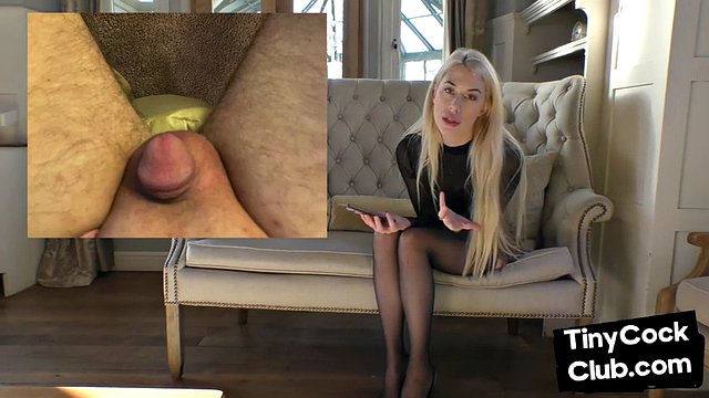 Amateur humiliation of small dicks in solo dirty talking video