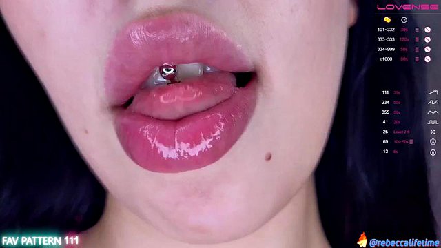 Goon For Her Hot Mouth Pierced Tongue + Spit