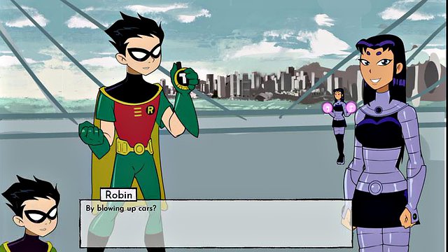 The perverted game of the Teen Titans