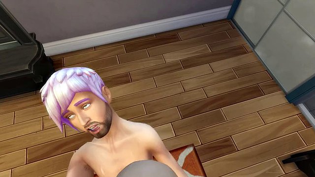 Old dad vs young emo boy - Old gay dad fucks young emo boy hard