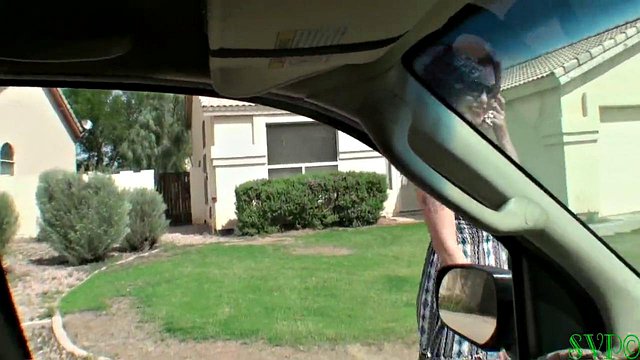 Busty MILF's Neighborly Blowjob